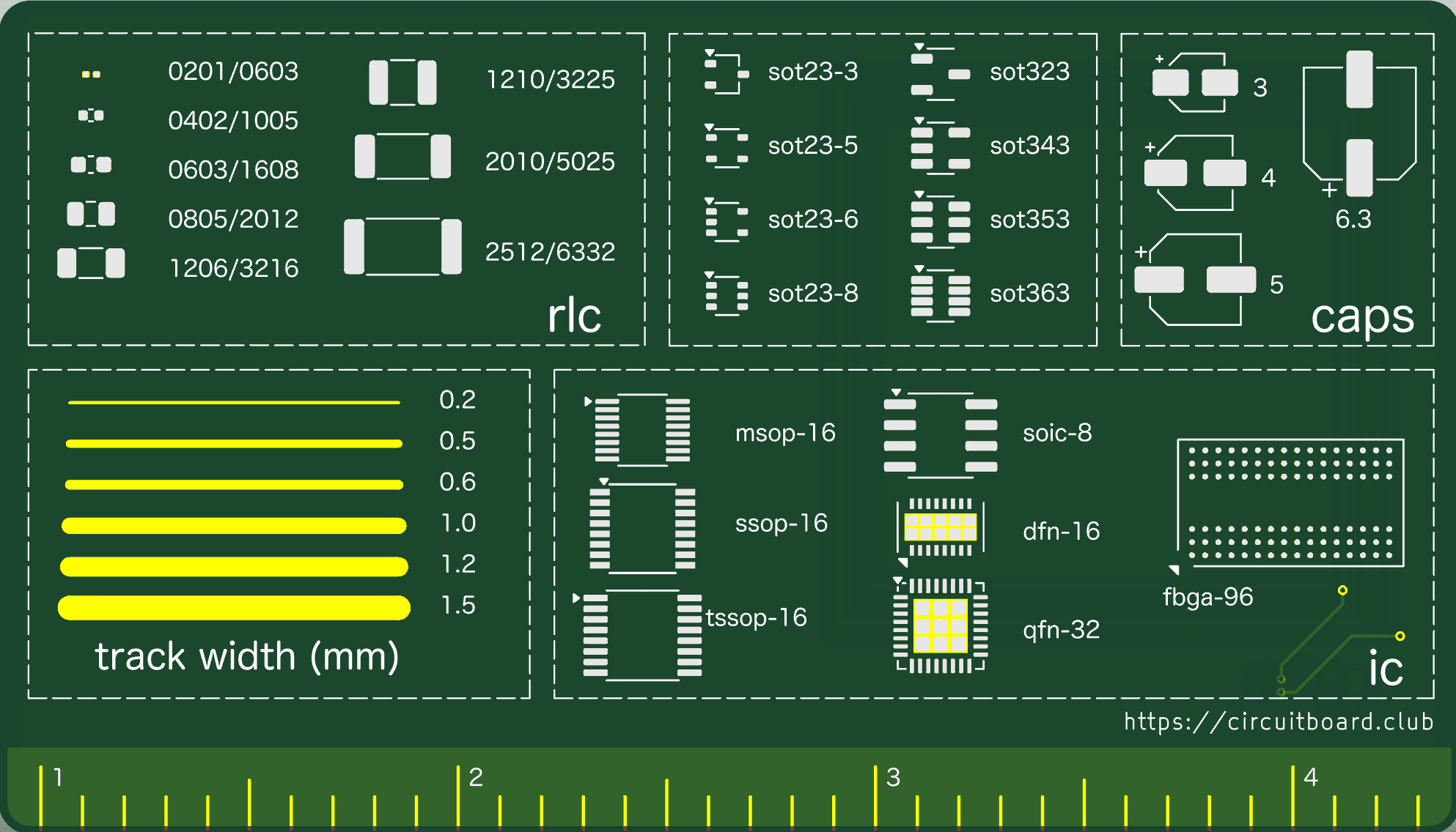 Founders, Inc. PCB business card back