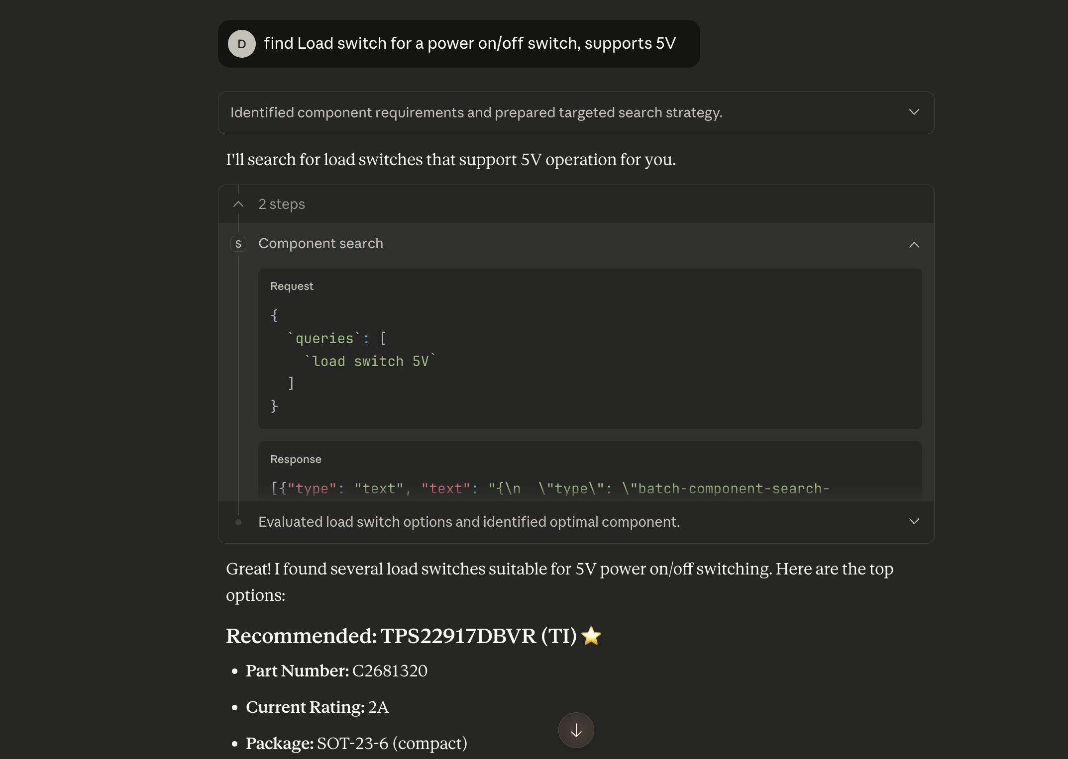Componenet Search MCP in Claude